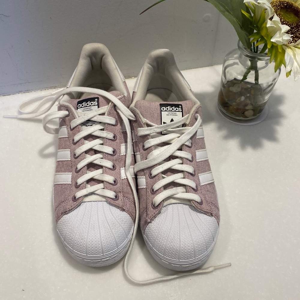 Adidas All Star pink shoes size 8. 1/2